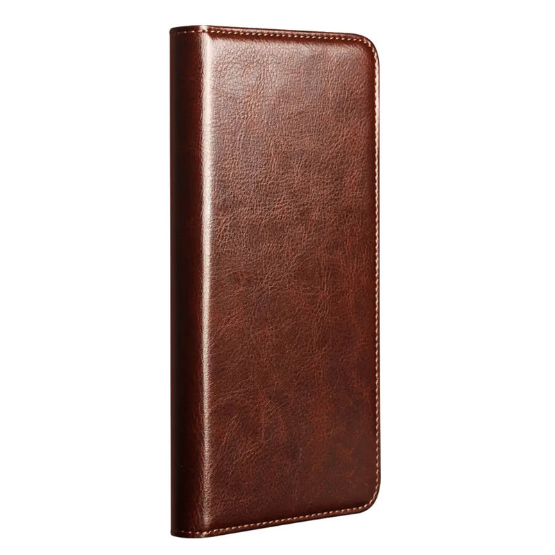 Samsung Galaxy S26 Genuine Leather Wallet Case rear image