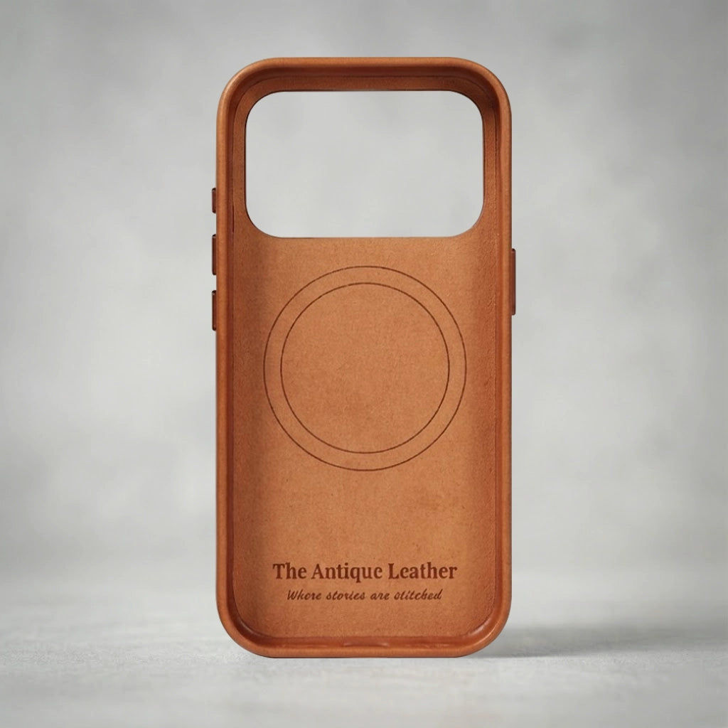 iPhone 17 pro max leather Case inside
