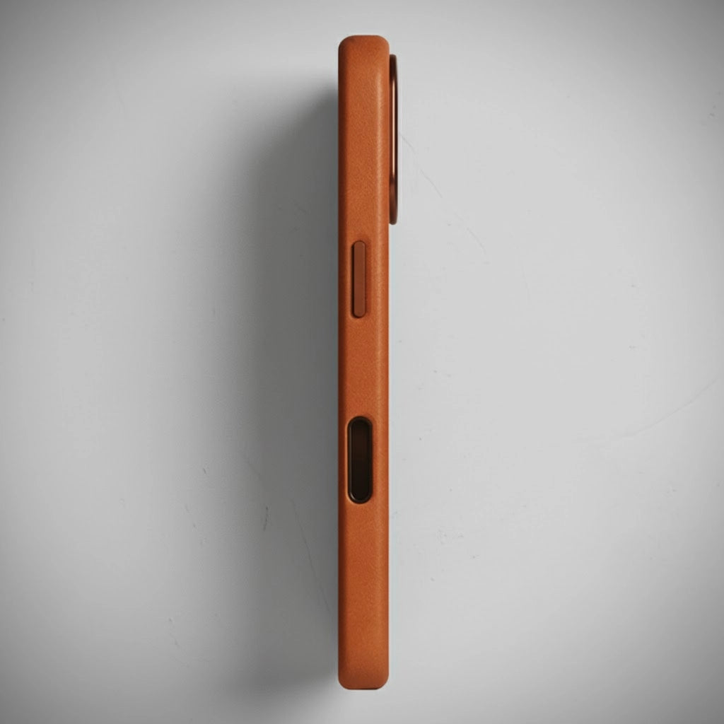 iphone 17 leather Case side view