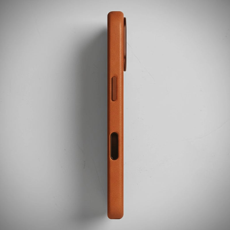 iphone 17 leather Case side view