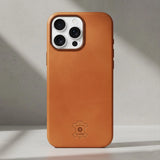 iPhone 16 Pro Max leather case Brown Color