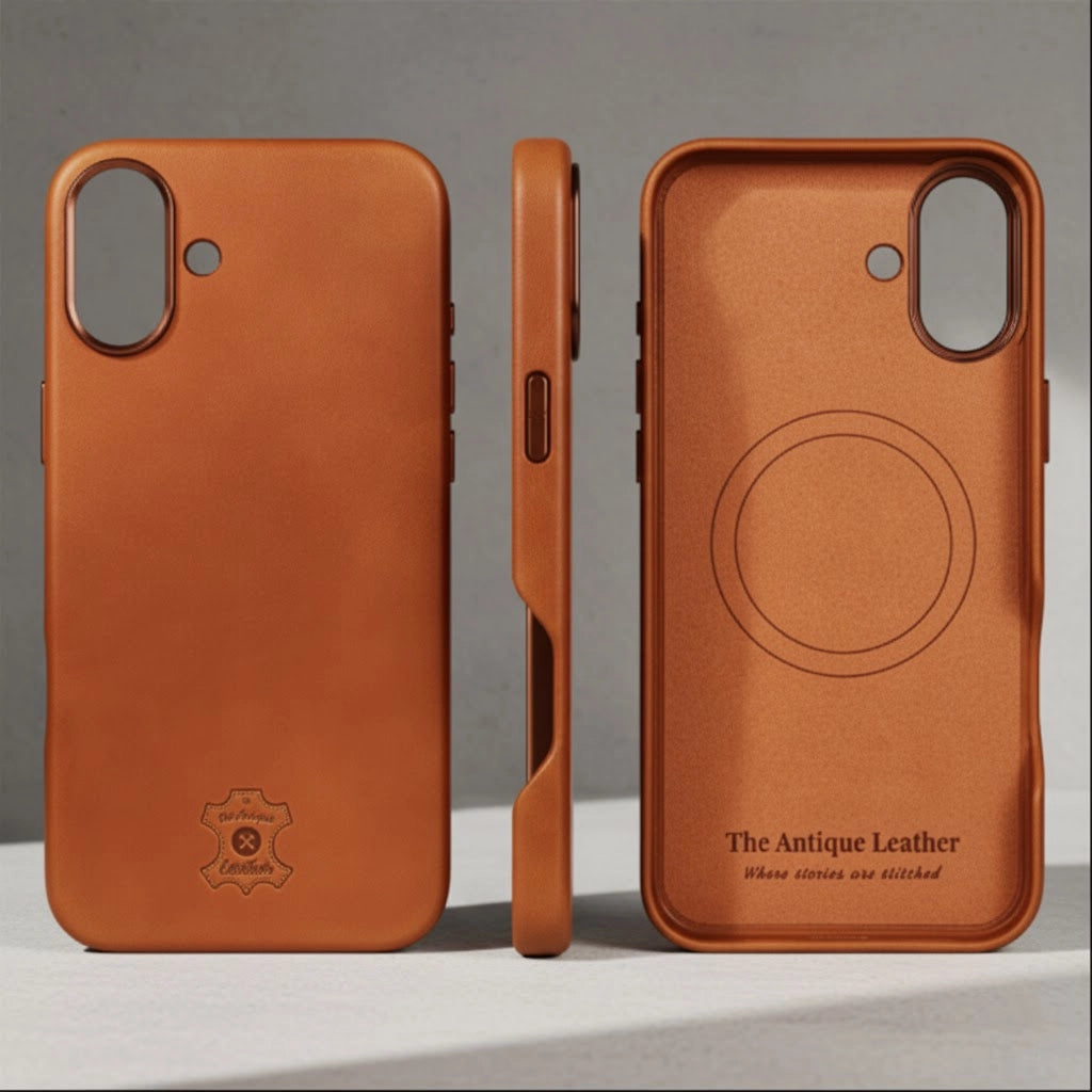 i phone 16 plus leather case all