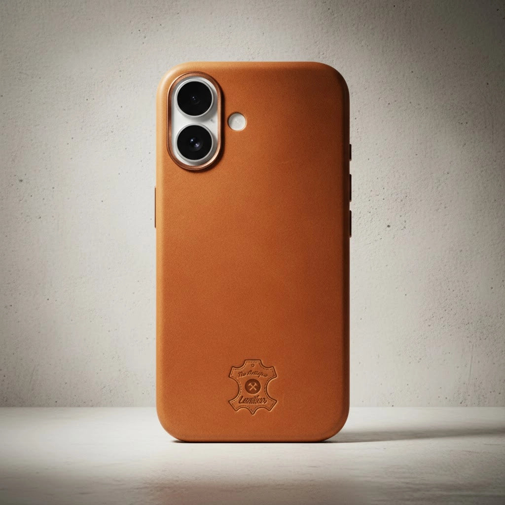 iphone 16 leather Case Brown