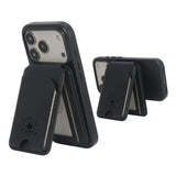 Orginal Leather Magsafe Card Holder The Antique Leather Black Color