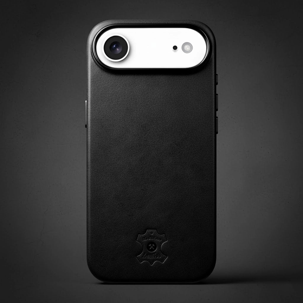 iPhone 17 Air leather case side view