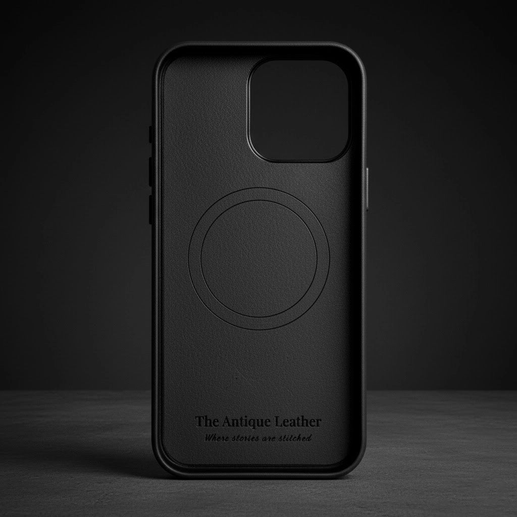 iPhone 16 pro max Leather Case fabric lining
