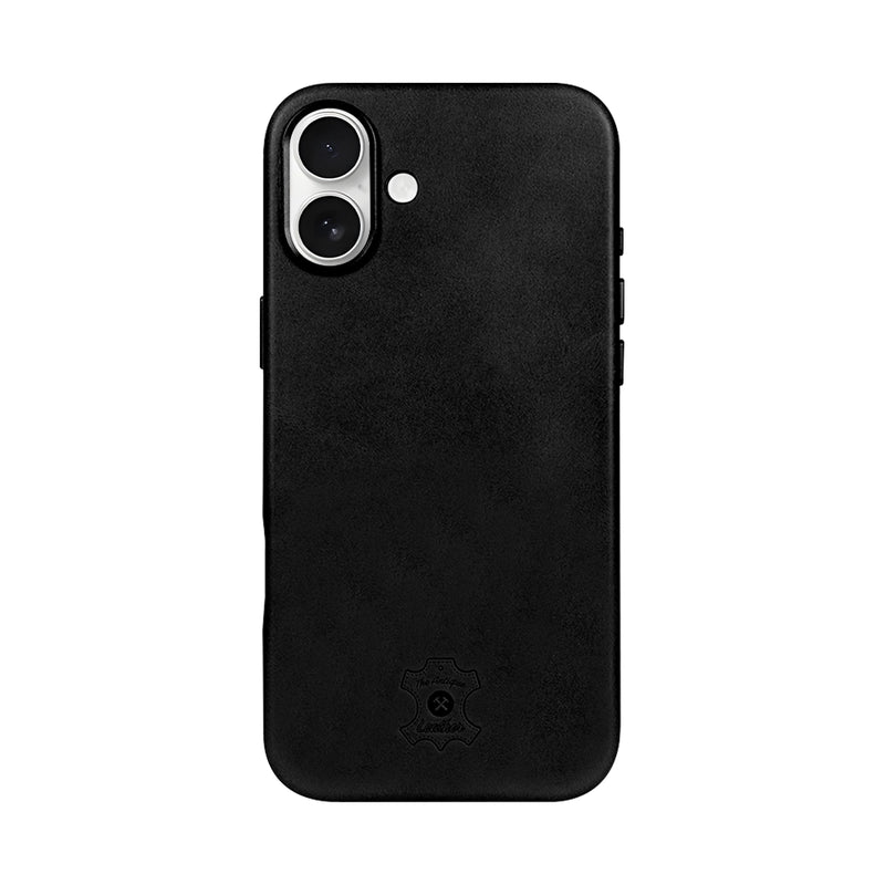 iPhone 16 Plus leather case front