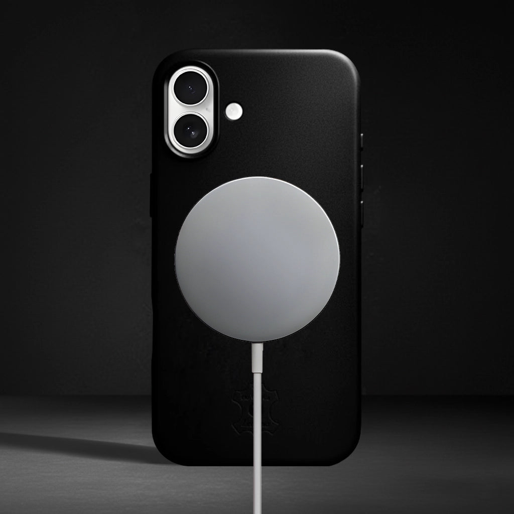 iPhone 16 Plus leather case with magsafe
