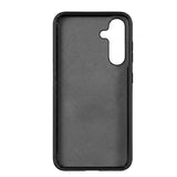 Samsung Galaxy S26 Plus Full-Grain Oil Wax Full Wrapped Leather Case (Black) + MagSafe fabric laing