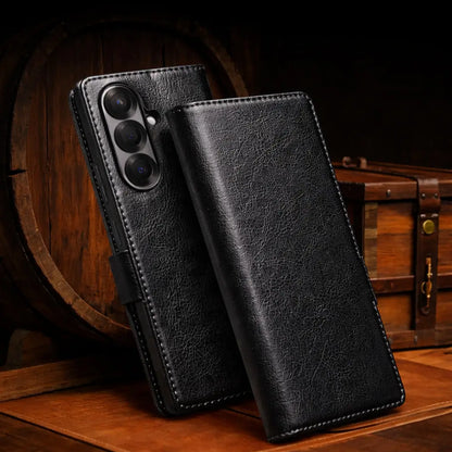 Samsung Galaxy S26 Plus Genuine Leather Wallet Case 7