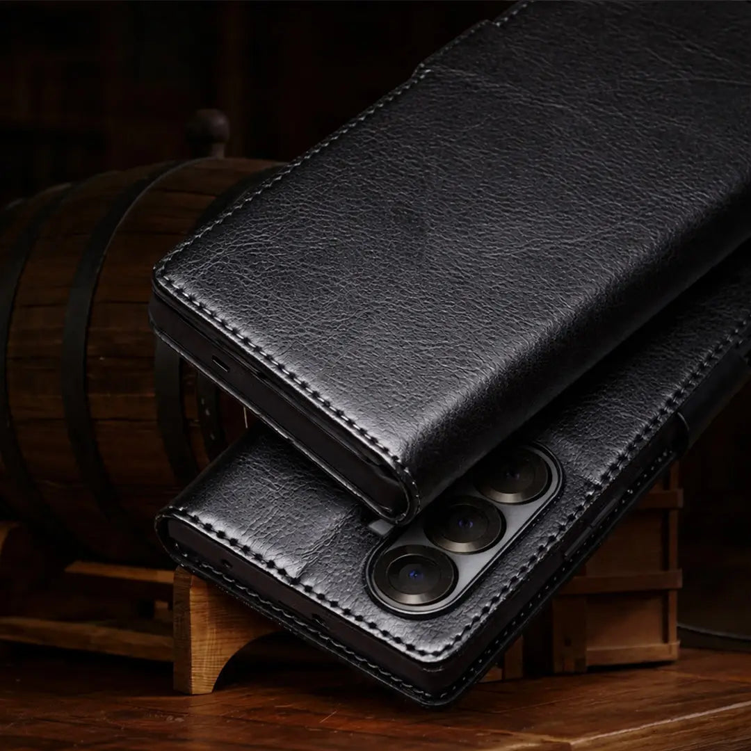 Samsung Galaxy S26 Genuine Leather Wallet Case 5