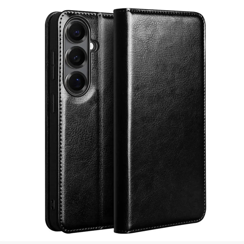 Samsung Galaxy S26 Genuine Leather Wallet Case