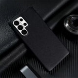 galaxy s26 ultra pebble leather case black color