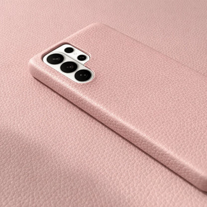 galaxy s26 ultra pebble leather case Pink color 1