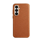 Samsung Galaxy S26 Plus Full-Grain Premium Genuine Leather Case (Brown) + MagSafe