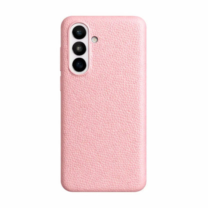 Samsung Galaxy S26 Plus Full-Grain Premium Genuine Leather Case (Pink) + MagSafe