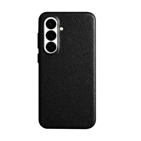 Samsung Galaxy S26 Full-Grain Premium Genuine Leather Case (Black) + MagSafe