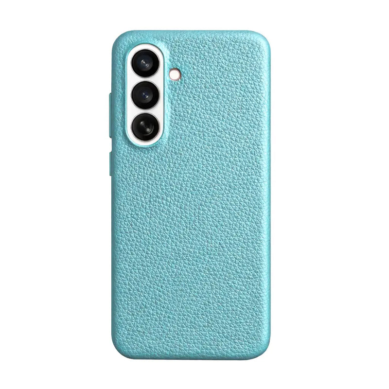 Samsung Galaxy S26 Full-Grain Premium Genuine Leather Case (Blue) + MagSafe