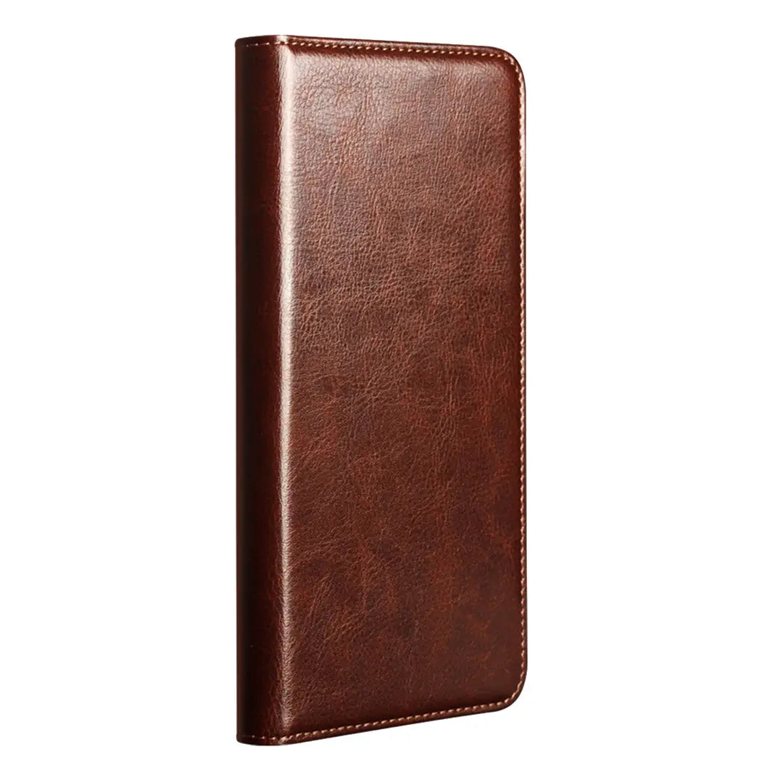 Samsung Galaxy S26 Genuine Leather Wallet Case rear image