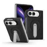 iPhone Duo | Leather Magnetic Stand Case - Brown