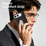 iPhone Duo | Leather Magnetic Stand Case - Black
