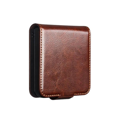 Galaxy Z Flip8 | Business Card Slot Cover -Brown