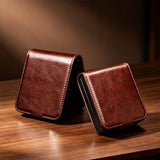 Galaxy Z Flip8 | Business Card Slot Cover -Brown