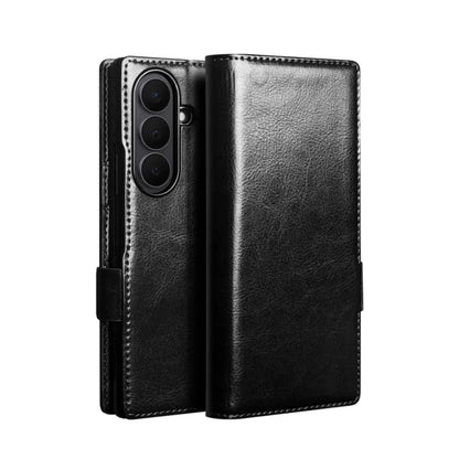 Galaxy Z Fold8 Ultra | Genuine Leather Wallet Case - Black