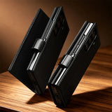 Galaxy Z Fold8 Ultra | Genuine Leather Wallet Case - Black