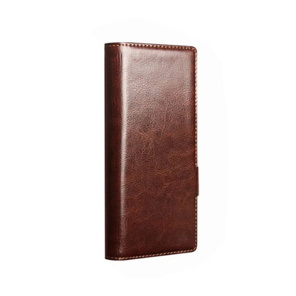 Galaxy Z Fold8 Ultra | Genuine Leather Wallet Case - Brown