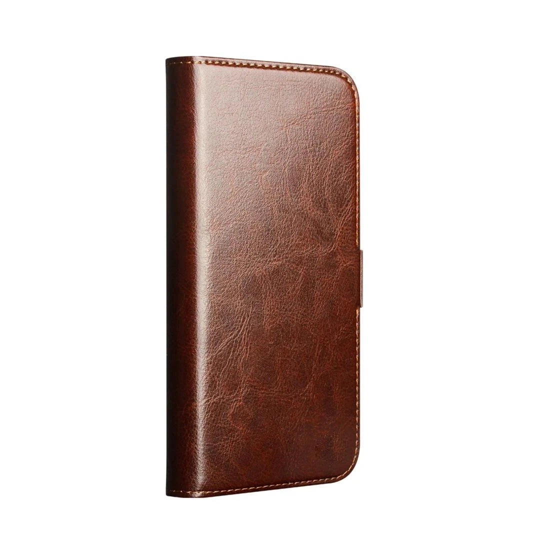 iPhone 17 Pro | Genuine Leather Wallet Case