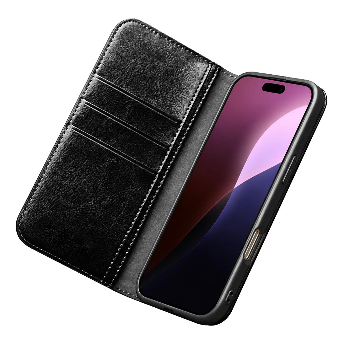 iPhone 18 Pro | Genuine Leather Wallet Case