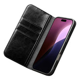 iPhone 18 Pro Max | Genuine Leather Wallet Case