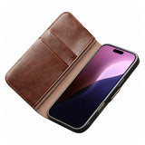 iPhone 18 Pro Max | Genuine Leather Wallet Case