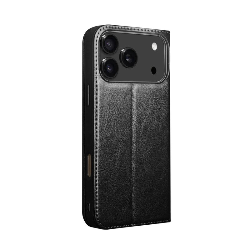 iPhone 18 Pro Max | Genuine Leather Wallet Case