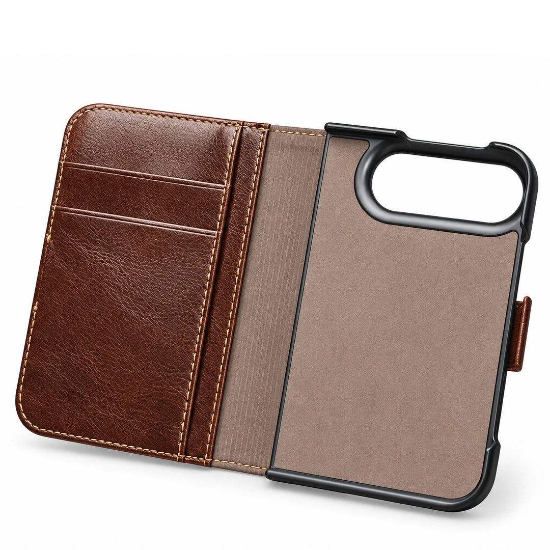 iPhone Duo | Genuine Leather Flip Case